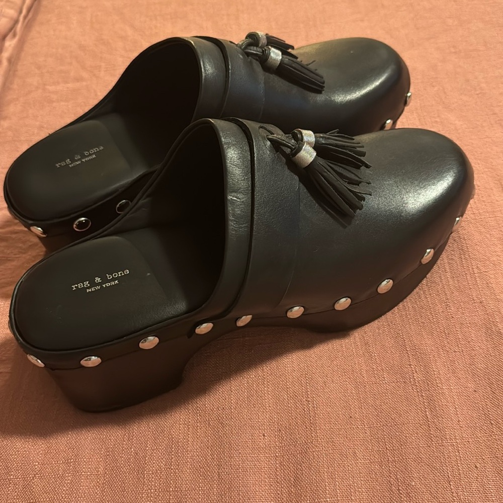 Rag&Bone Clogs Worn Once Perfect For Fall - image 1